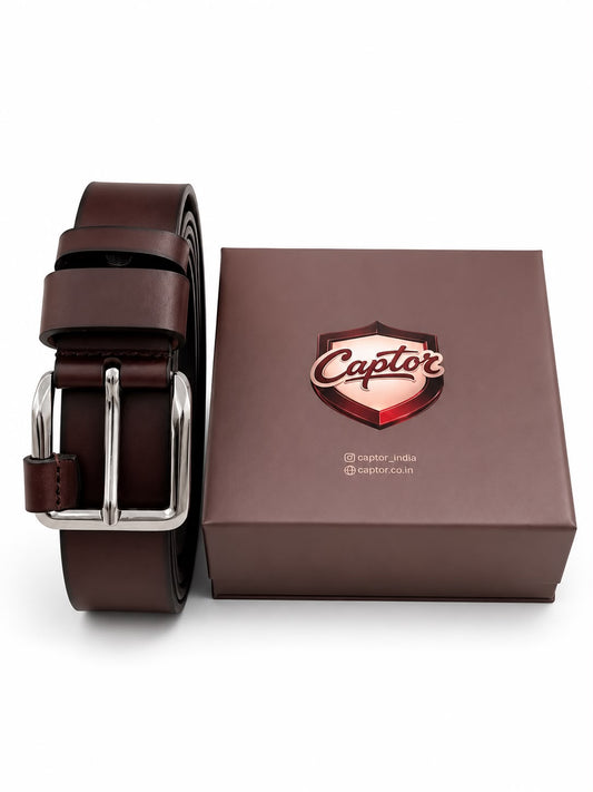 Captor Classic Brown Leather Belt