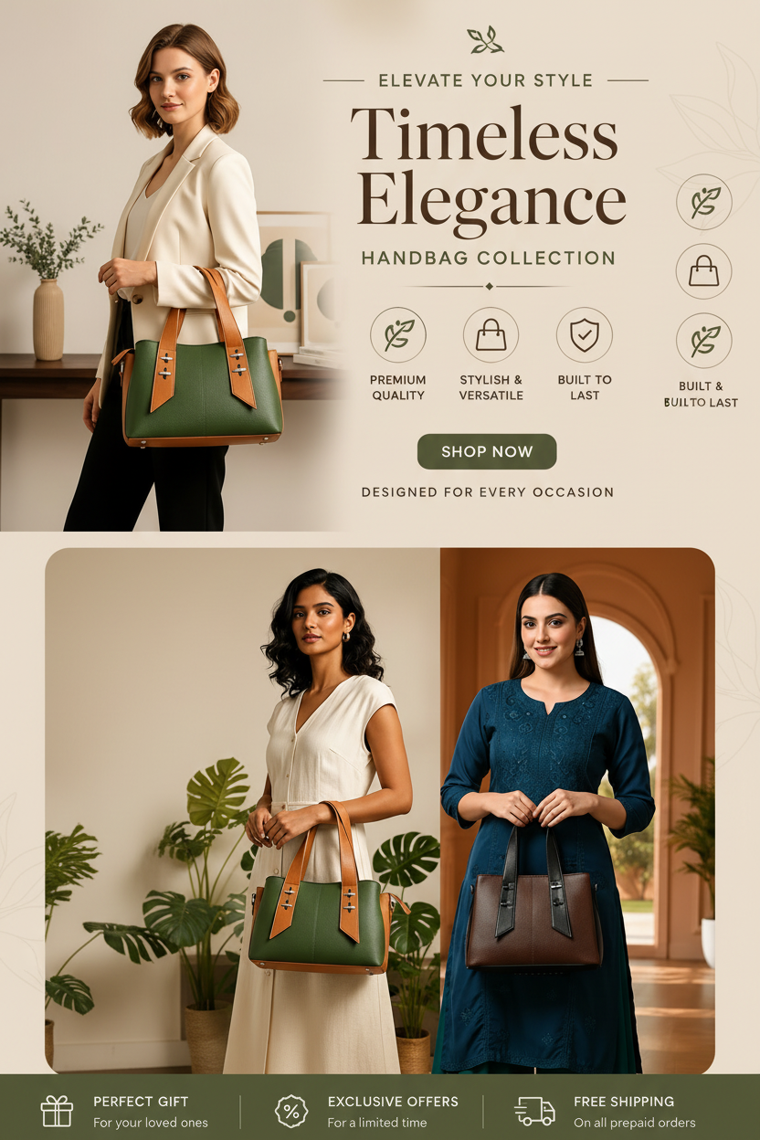 Mobile Banner - Timeless Elegance Handbag